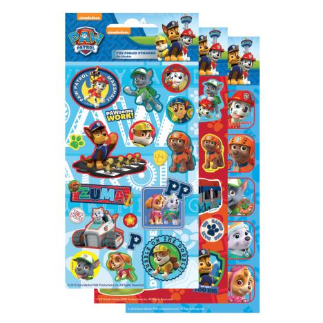 Paw Patrol Shaped Foiled Sticker Sheet £0.69